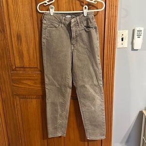 Old Navy Gray OG Straight high rise jeans
